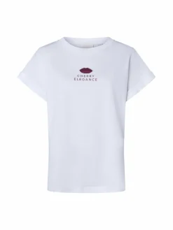 Rich & Royal Shirts & Tops*Damen T-Shirt weiß uni