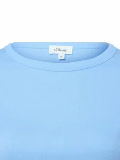 s.Oliver Shirts & Tops*Damen T-Shirt hellblau uni