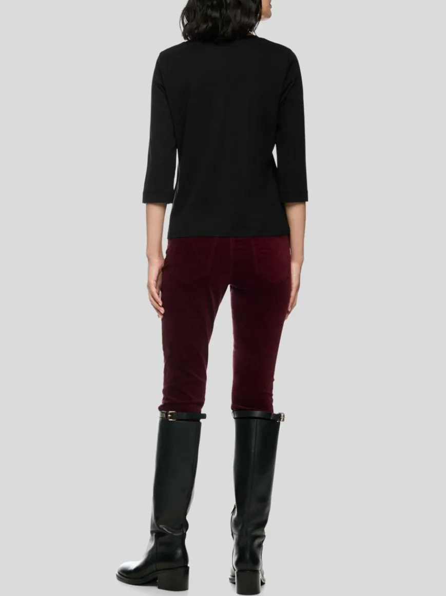 Marc Cain Shirts & Tops*Damen T-Shirt schwarz uni