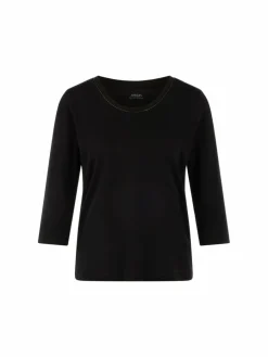 Marc Cain Shirts & Tops*Damen T-Shirt schwarz uni