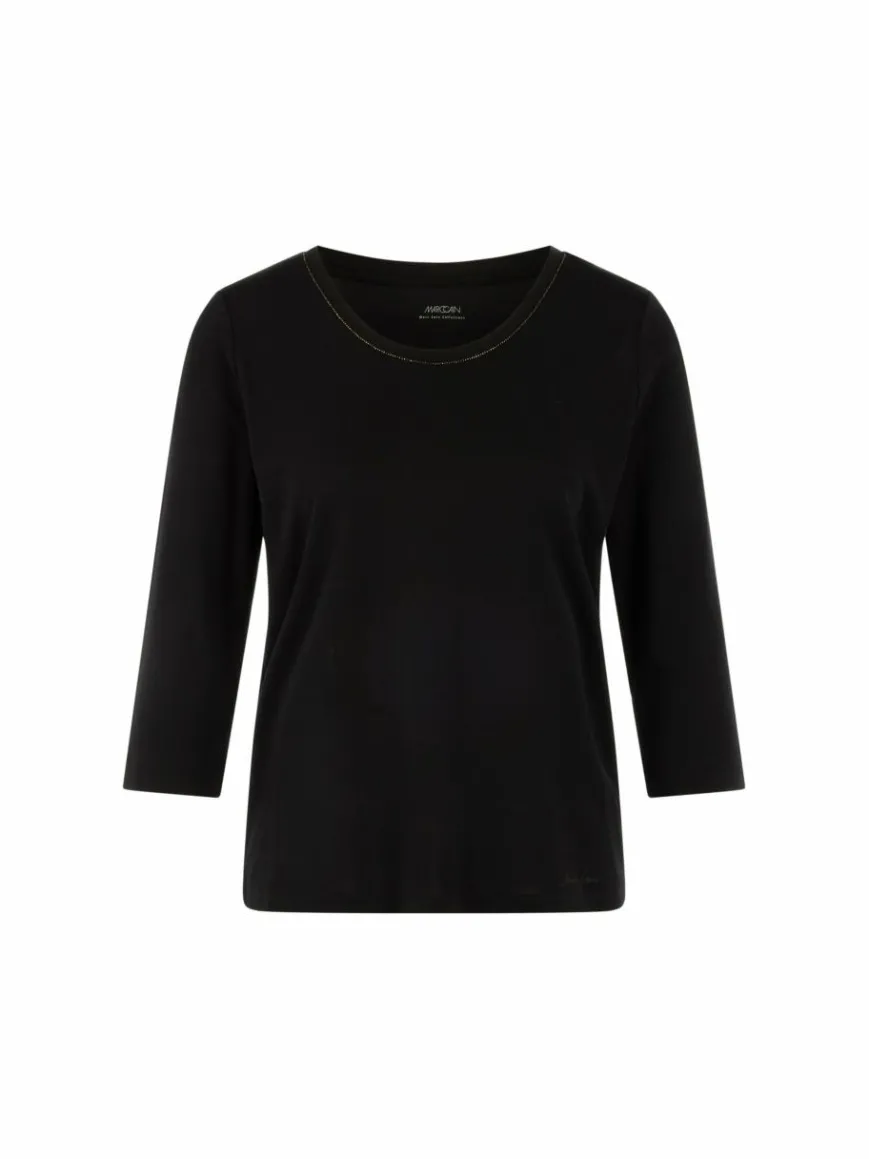 Marc Cain Shirts & Tops*Damen T-Shirt schwarz uni