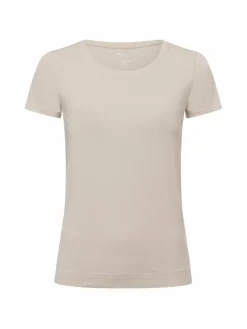 Marie Lund Shirts & Tops*Damen T-Shirt beige uni