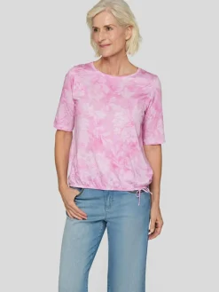 RABE Shirts & Tops*Damen T-Shirt rosa gemustert