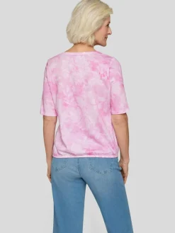 RABE Shirts & Tops*Damen T-Shirt rosa gemustert