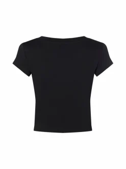 Calvin Klein Jeans Shirts & Tops*Damen T-Shirt schwarz uni