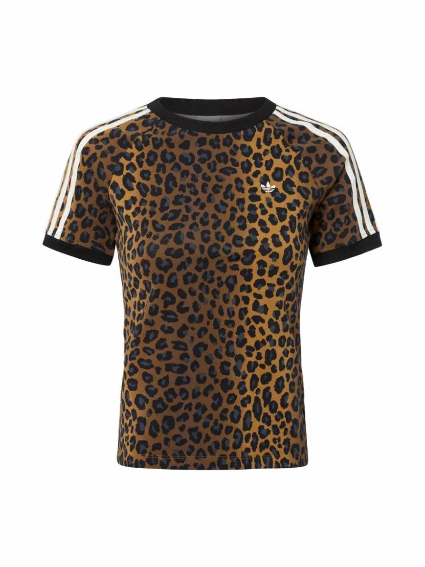 adidas Originals Shirts & Tops*Damen T-Shirt - Cali braun mehrfarbig gemustert