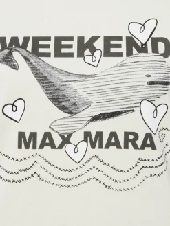 Weekend Max Mara Shirts & Tops*Damen T-Shirt - Guglia ecru bedruckt