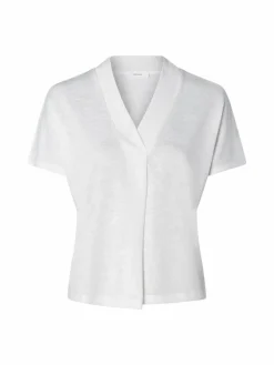 Opus Shirts & Tops*Damen T-Shirt - Sanze ecru uni