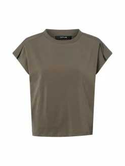 Opus Shirts & Tops*Damen T-Shirt - Sekundi khaki uni