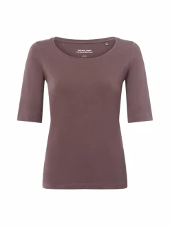 Opus Shirts & Tops*Damen T-Shirt - Serta schoko uni