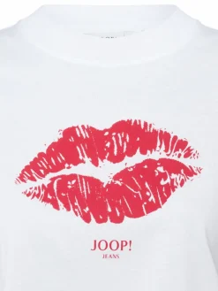 Joop Jeans Shirts & Tops*Damen T-Shirt - Tomai weiß bedruckt