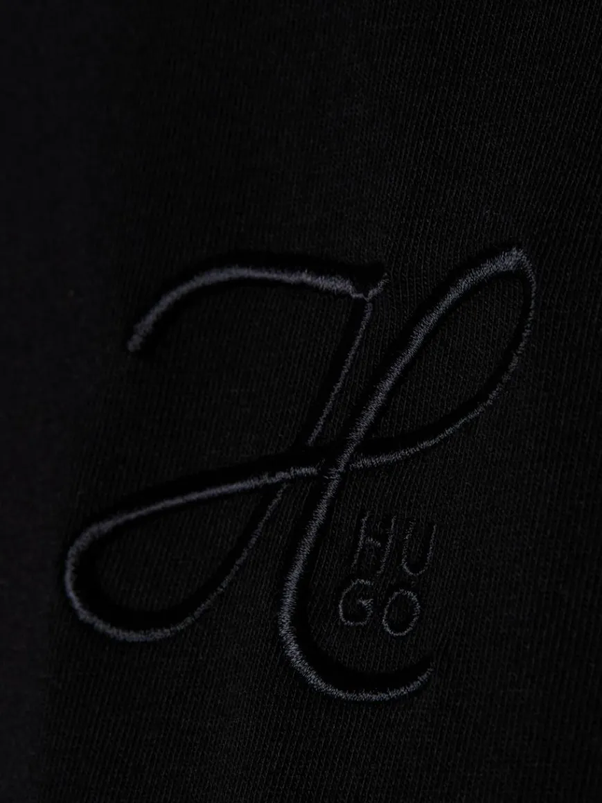 HUGO Shirts & Tops*Damen T-Shirt - Vintage schwarz uni