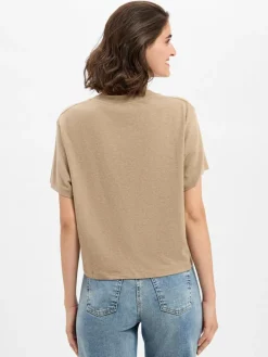 american vintage Shirts & Tops*Damen T-Shirt - Ypawood melange meliert