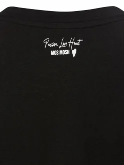 MOS MOSH Shirts & Tops*Damen T-Shirt MMDala schwarz uni