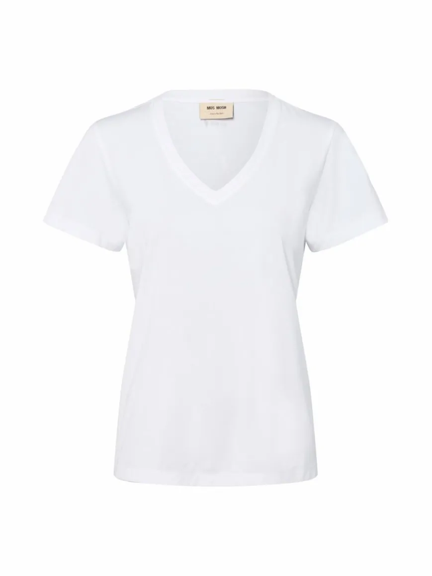 MOS MOSH Shirts & Tops*Damen T-Shirt MMDala weiß uni