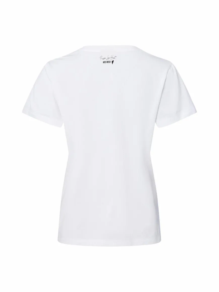 MOS MOSH Shirts & Tops*Damen T-Shirt MMDala weiß uni