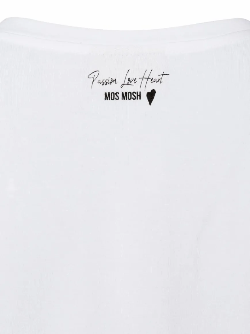 MOS MOSH Shirts & Tops*Damen T-Shirt MMDala weiß uni