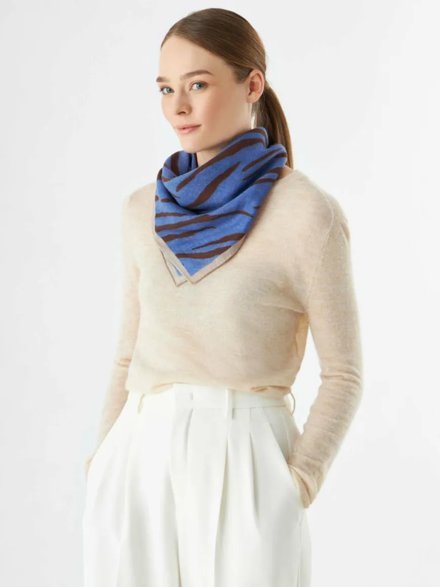 Codello Schals & Tücher*Damen Tuch blau bedruckt