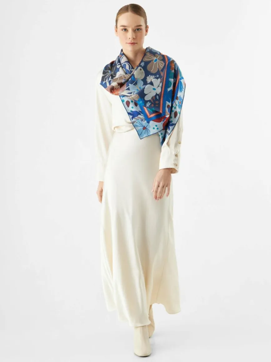 Codello Schals & Tücher*Damen Tuch blau gemustert