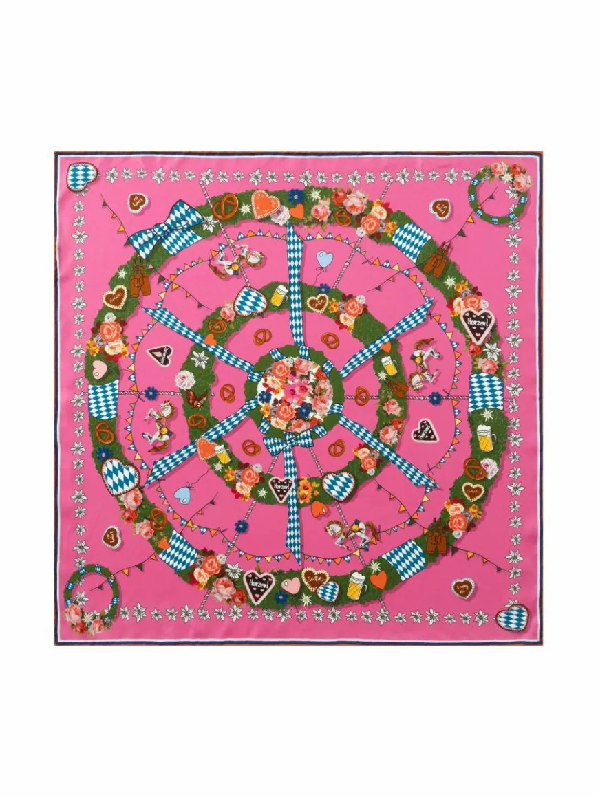 Codello Schals & Tücher*Damen Tuch pink bedruckt