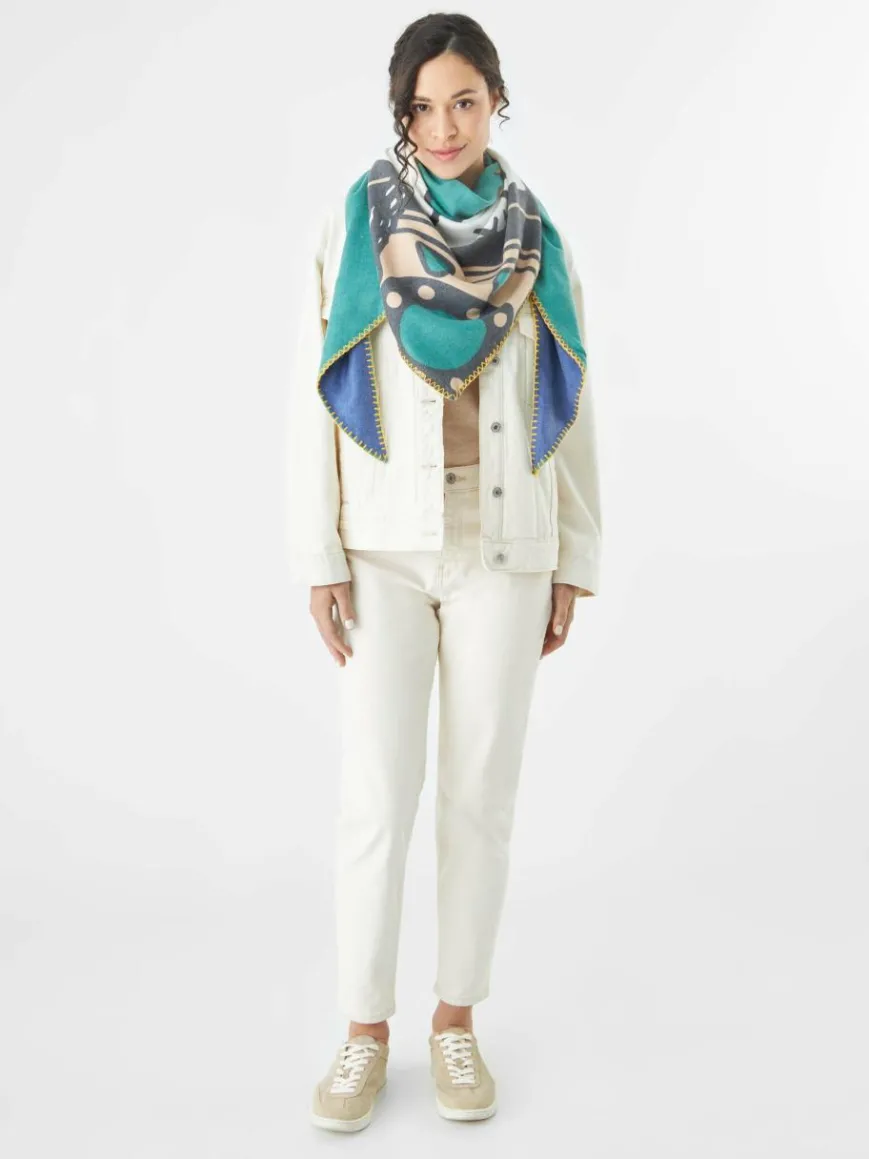 Codello Schals & Tücher*Damen Tuch blau bedruckt