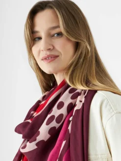 Codello Schals & Tücher*Damen Tuch rot bedruckt