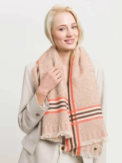 Fraas Schals & Tücher*Damen Tuch braun gemustert