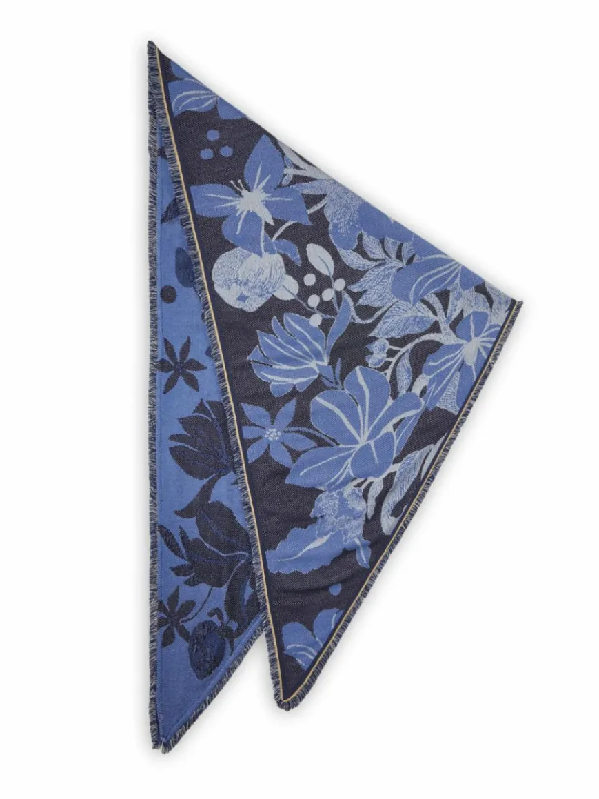 Codello Schals & Tücher*Damen Tuch blau gemustert