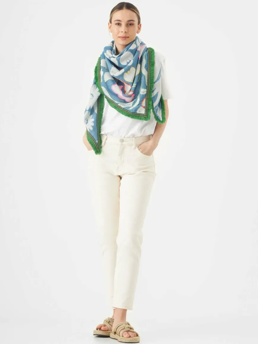 Codello Schals & Tücher*Damen Tuch blau gemustert