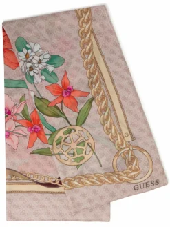 GUESS Schals & Tücher*Damen Tuch altrosa mehrfarbig gemustert