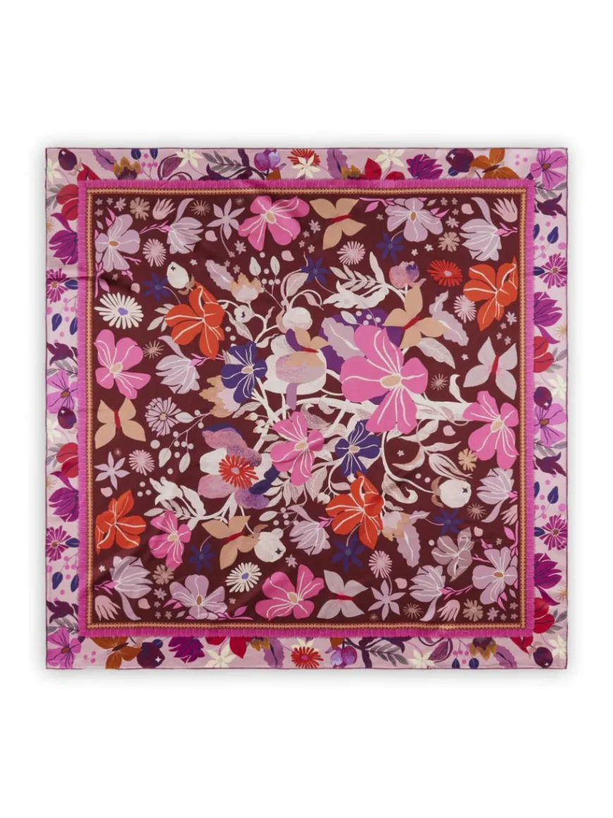 Codello Schals & Tücher*Damen Tuch rot gemustert