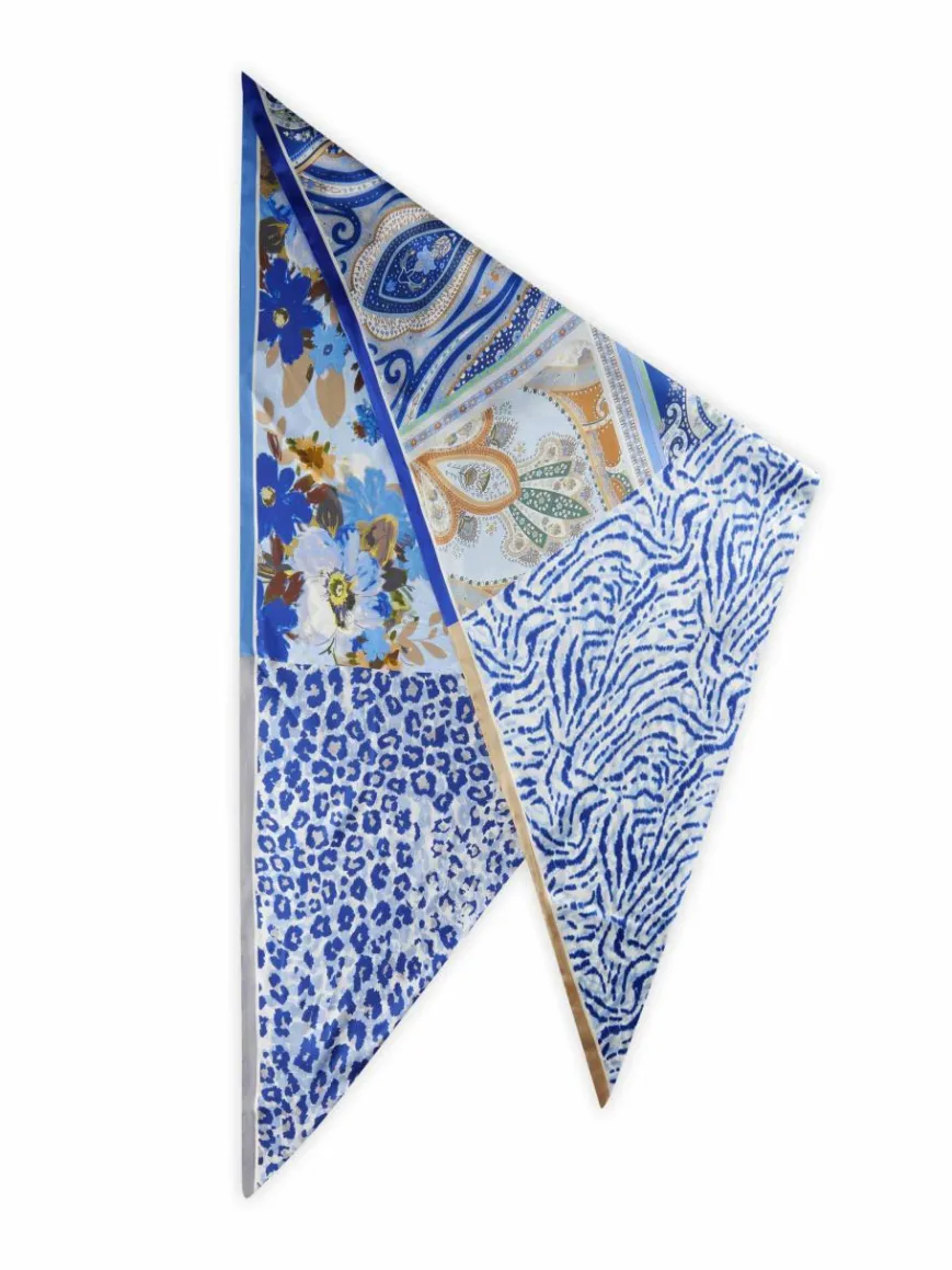 Codello Schals & Tücher*Damen Tuch blau bedruckt