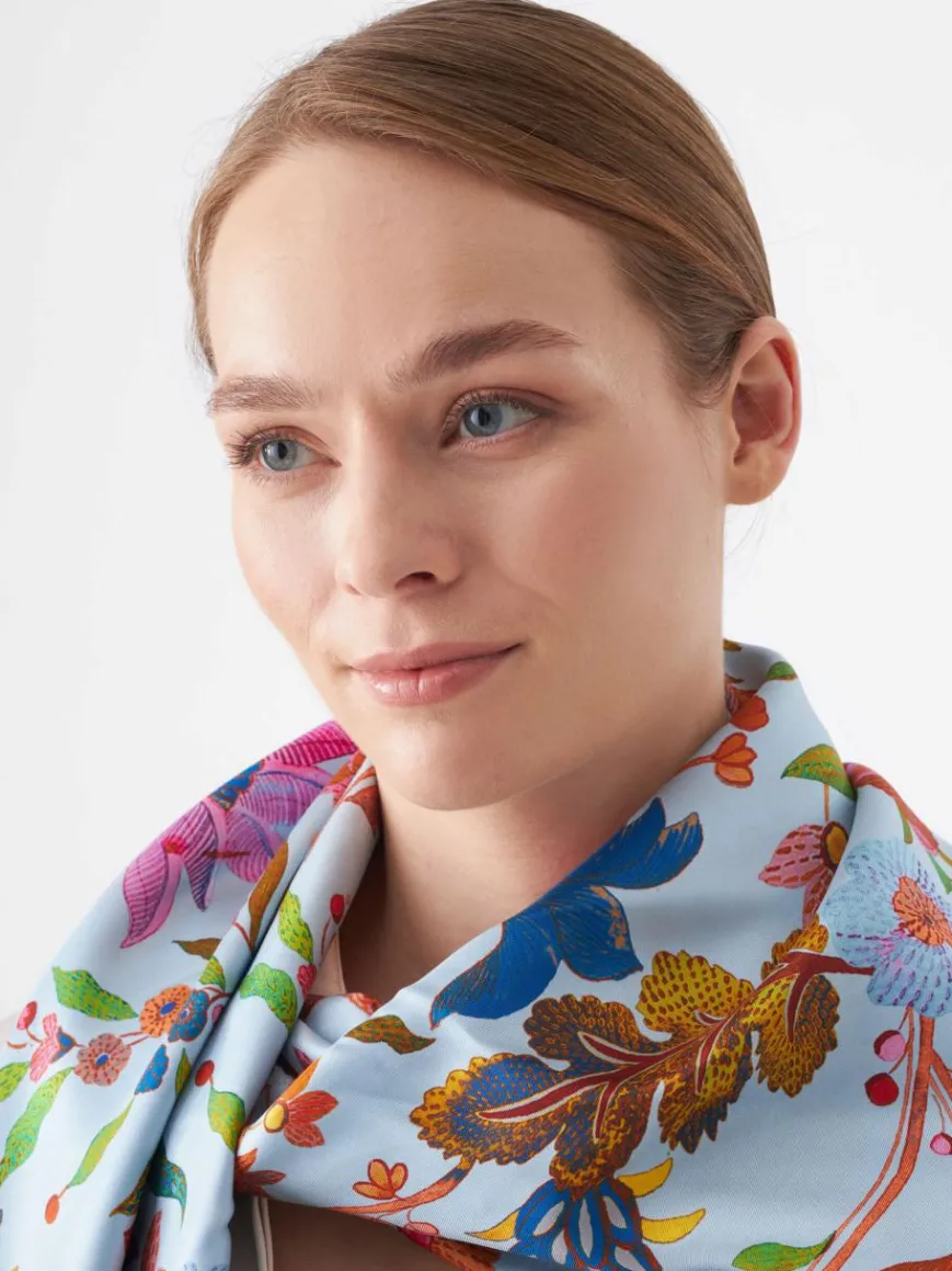 Codello Schals & Tücher*Damen Tuch blau bedruckt