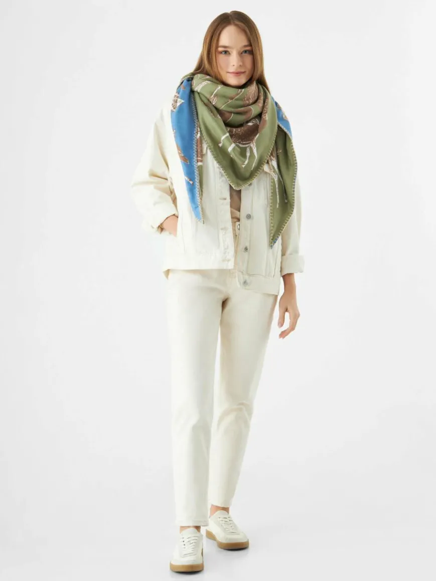 Codello Schals & Tücher*Damen Tuch grün gemustert