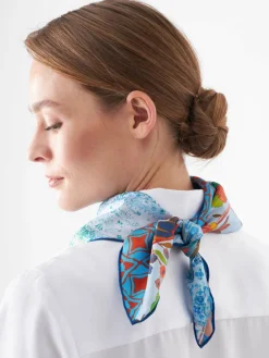 Codello Schals & Tücher*Damen Tuch blau bedruckt