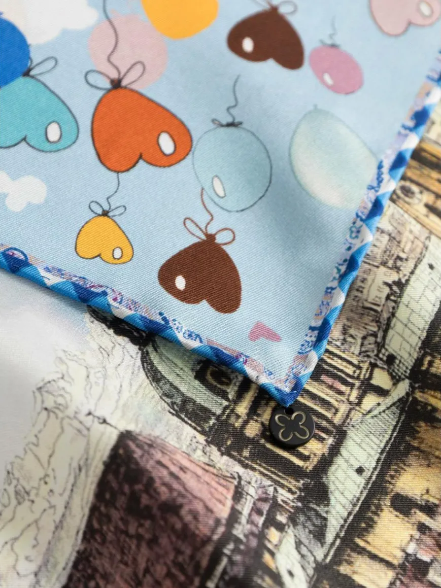 Codello Schals & Tücher*Damen Tuch blau bedruckt