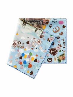 Codello Schals & Tücher*Damen Tuch blau bedruckt