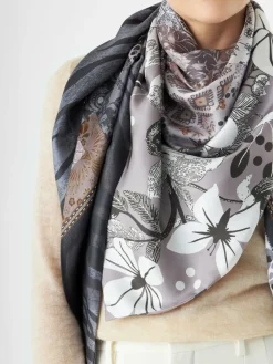 Codello Schals & Tücher*Damen Tuch grau gemustert