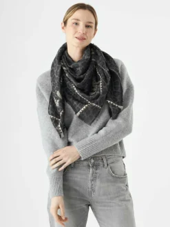 Codello Schals & Tücher*Damen Tuch schwarz bedruckt