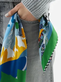 Codello Schals & Tücher*Damen Tuch blau bedruckt