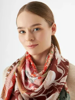 Codello Schals & Tücher*Damen Tuch braun gemustert