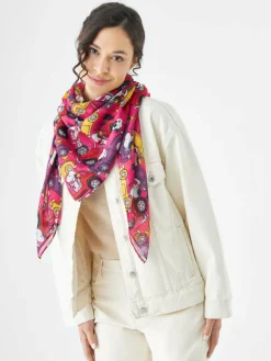 Codello Schals & Tücher*Damen Tuch rot bedruckt