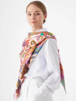 Codello Schals & Tücher*Damen Tuch rot gemustert