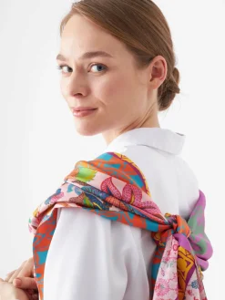 Codello Schals & Tücher*Damen Tuch rot gemustert