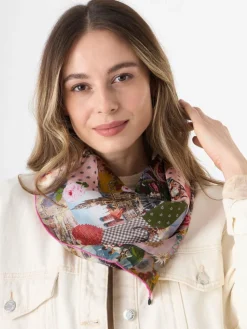 Codello Schals & Tücher*Damen Tuch pink bedruckt