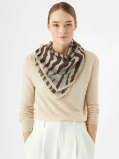 Codello Schals & Tücher*Damen Tuch grau bedruckt