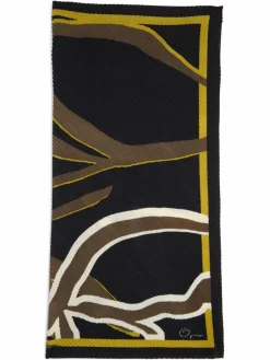 Opus Schals & Tücher*Damen Tuch marine khaki gemustert