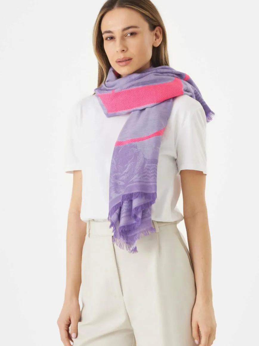 Codello Schals & Tücher*Damen Tuch lila bedruckt