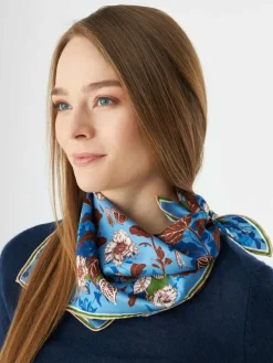 Codello Schals & Tücher*Damen Tuch blau gemustert