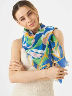 Codello Schals & Tücher*Damen Tuch blau bedruckt